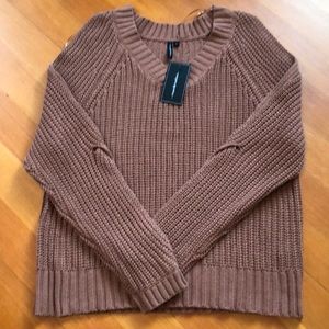 Moon and Madison Brown Sweater